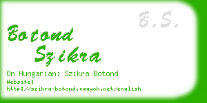 botond szikra business card